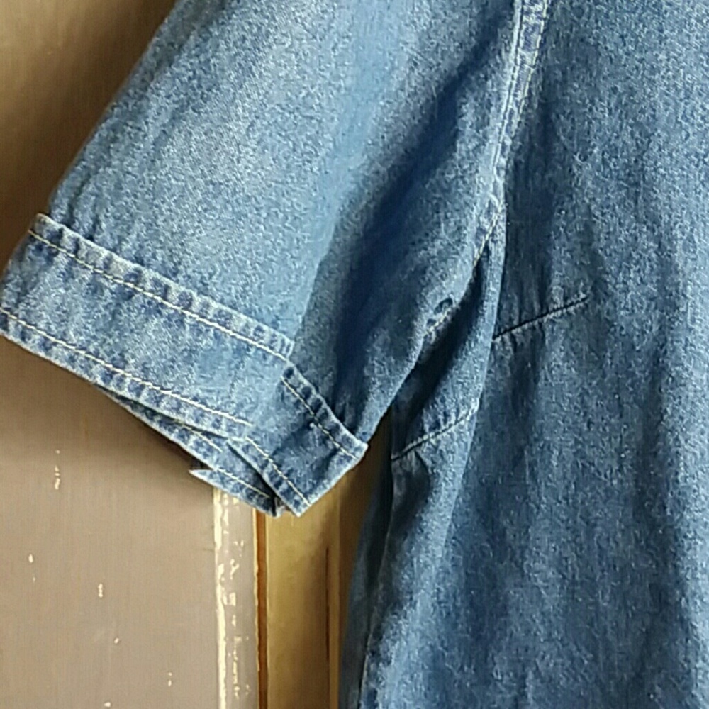 Mickey Unlimited Denim Button Up Shirt - Picture 4 of 7